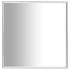 vidaXL Spiegel Silbern 60x60 cm