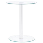 vidaXL Couchtisch Transparent 40 cm Hartglas