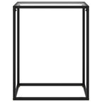 vidaXL Konsolentisch Transparent 60x35x75 cm Hartglas