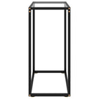 vidaXL Konsolentisch Transparent 60x35x75 cm Hartglas