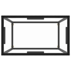 vidaXL Konsolentisch Transparent 60x35x75 cm Hartglas