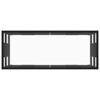 vidaXL TV-Schrank Schwarz mit Hartglas 100x40x40 cm