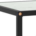 vidaXL TV-Schrank Schwarz mit Hartglas Marmor-Optik 100x40x40 cm