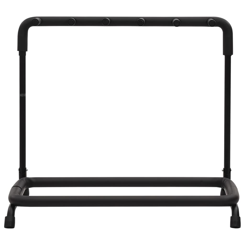 vidaXL Gitarrenständer Klappbar 5-fach Schwarz 74x41x66 cm Stahl