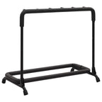 vidaXL Gitarrenständer Klappbar 5-fach Schwarz 74x41x66 cm Stahl