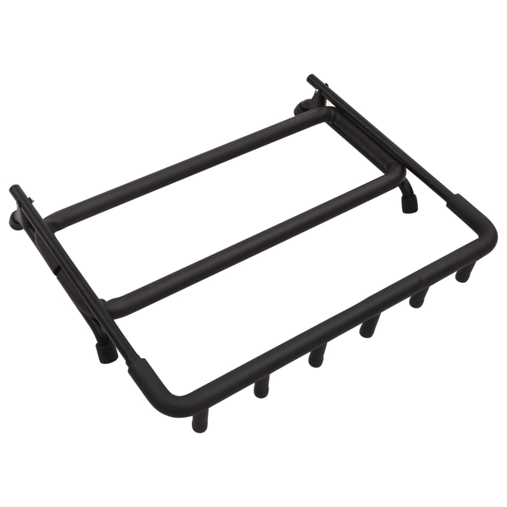 vidaXL Gitarrenständer Klappbar 5-fach Schwarz 74x41x66 cm Stahl