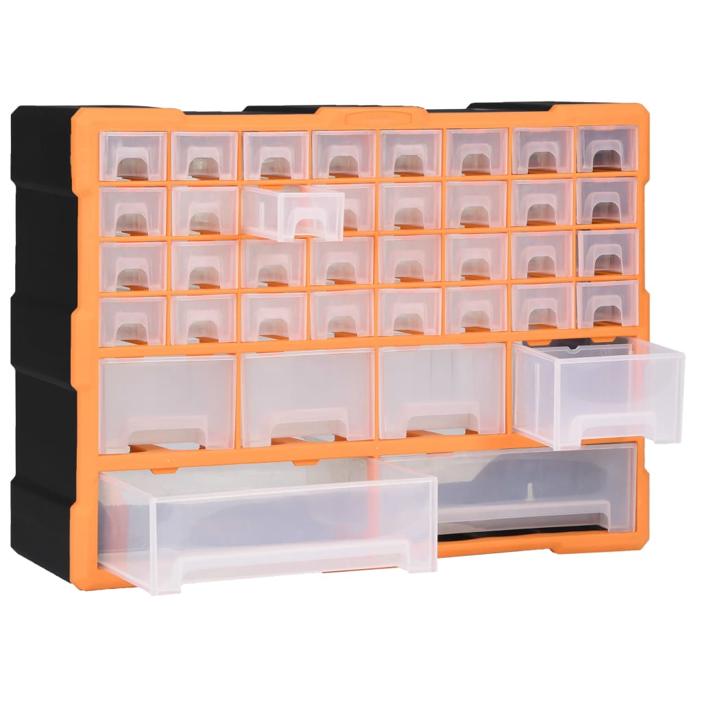 vidaXL Multi-Schubladen-Organizer mit 38 Schubladen 52x16x37,5 cm