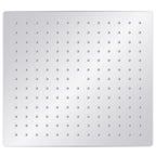 vidaXL Regenbrause Edelstahl 304 30x30 cm Quadrat