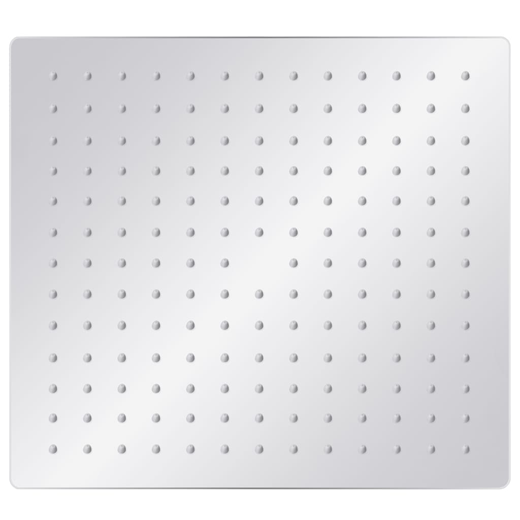 vidaXL Regenbrause Edelstahl 304 30x30 cm Quadrat