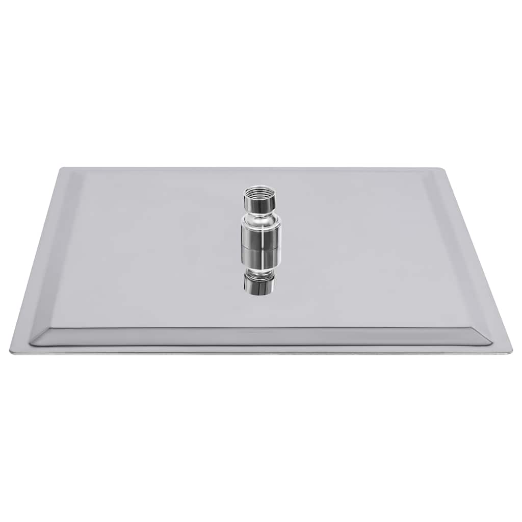 vidaXL Regenbrause Edelstahl 304 30x30 cm Quadrat