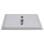 vidaXL Regenbrause Edelstahl 304 30x30 cm Quadrat