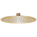 vidaXL Regenbrause Edelstahl 20 cm Rund Golden