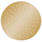vidaXL Regenbrause Edelstahl 20 cm Rund Golden
