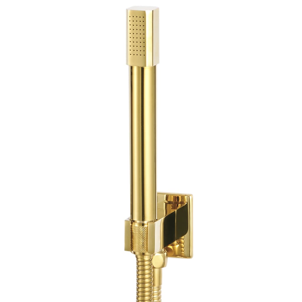 vidaXL Duschsystem Edelstahl 201 Golden
