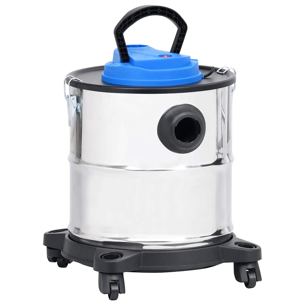 vidaXL Aschesauger mit HEPA-Filter 1200W 20 L Edelstahl