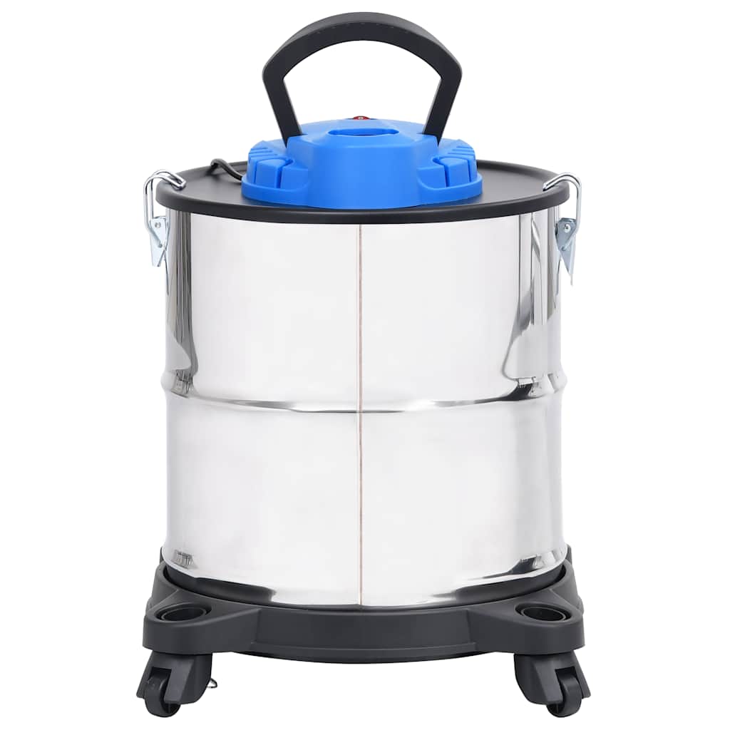 vidaXL Aschesauger mit HEPA-Filter 1200W 20 L Edelstahl