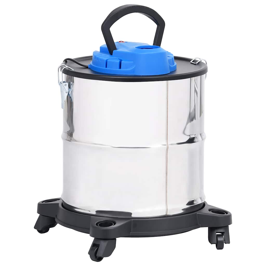 vidaXL Aschesauger mit HEPA-Filter 1200W 20 L Edelstahl