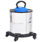 vidaXL Aschesauger mit HEPA-Filter 1200W 20 L Edelstahl