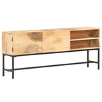 vidaXL Sideboard 145x30x60 cm Mango Massivholz