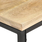 vidaXL Beistelltisch 40x40x35 cm Massivholz Mango