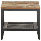 vidaXL Beistelltisch 40x40x35 cm Recyceltes Massivholz