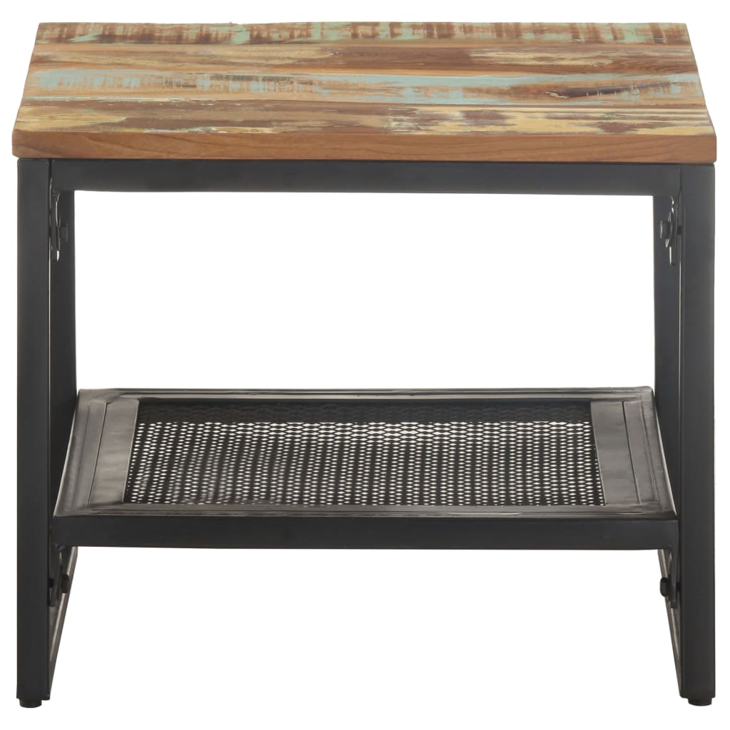 vidaXL Beistelltisch 40x40x35 cm Recyceltes Massivholz