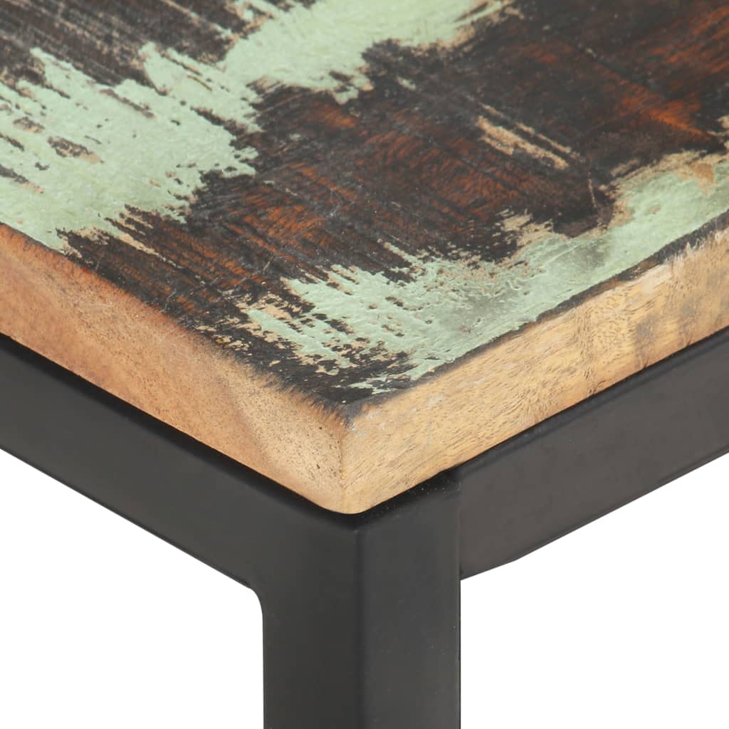 vidaXL Beistelltisch 40x40x35 cm Recyceltes Massivholz