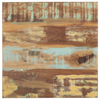 vidaXL Beistelltisch 40x40x35 cm Recyceltes Massivholz