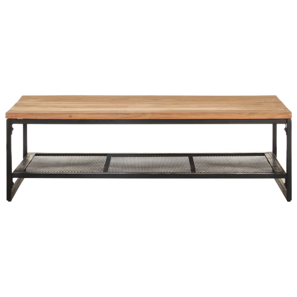 vidaXL Couchtisch 110x60x35 cm Akazie Massivholz