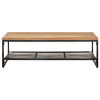 vidaXL Couchtisch 110x60x35 cm Akazie Massivholz