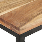 vidaXL Couchtisch 110x60x35 cm Akazie Massivholz