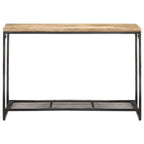 vidaXL Konsolentisch 110x35x75 cm Mango Massivholz