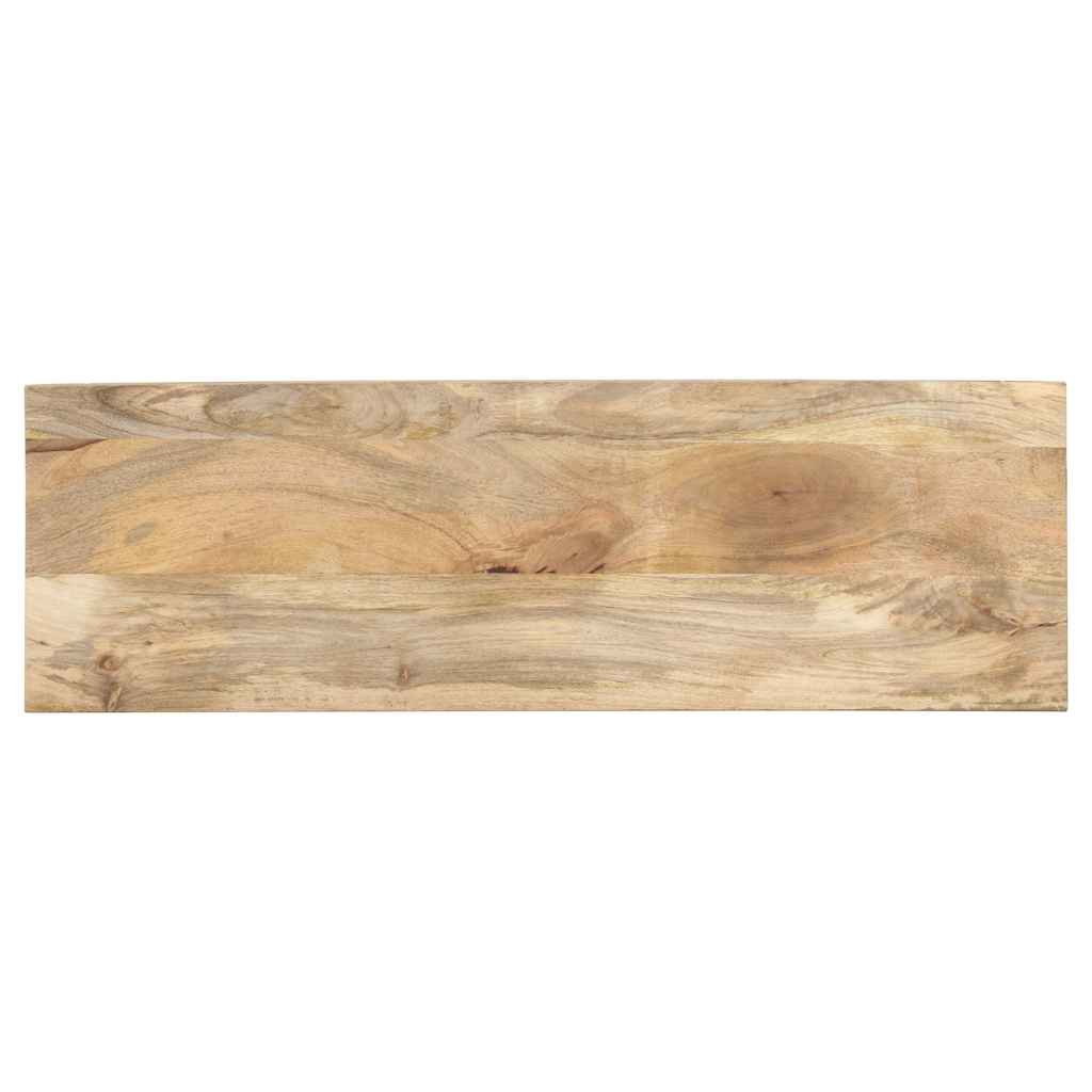 vidaXL Konsolentisch 110x35x75 cm Mango Massivholz
