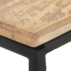 vidaXL Konsolentisch 110x35x75 cm Mango Massivholz