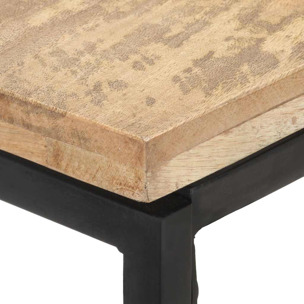 vidaXL Konsolentisch 110x35x75 cm Mango Massivholz
