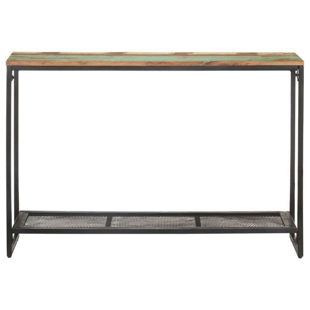 vidaXL Konsolentisch 110x35x75 cm Recyceltes Massivholz