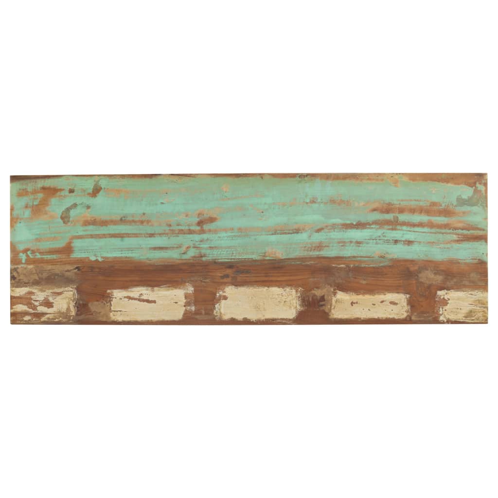 vidaXL Konsolentisch 110x35x75 cm Recyceltes Massivholz