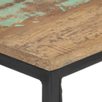 vidaXL Konsolentisch 110x35x75 cm Recyceltes Massivholz
