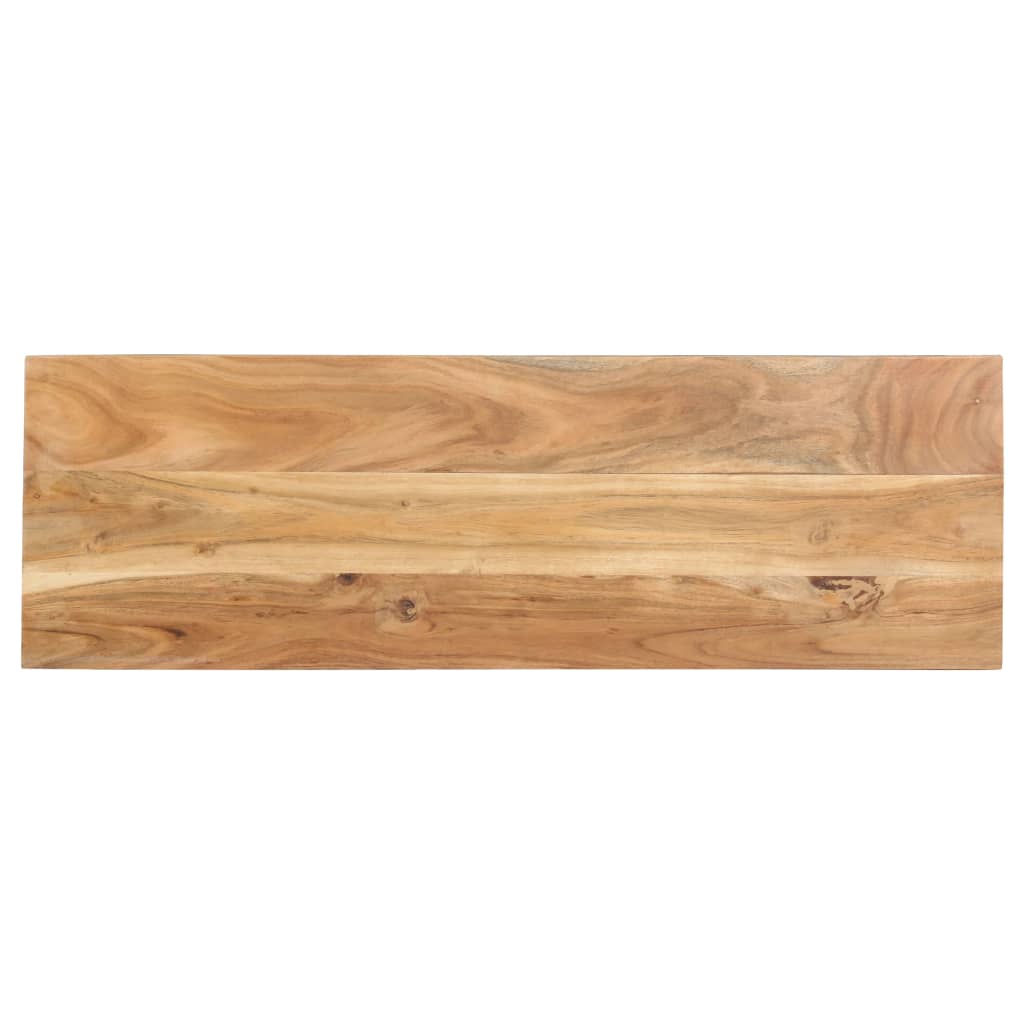 vidaXL Konsolentisch 110x35x75 cm Akazie Massivholz