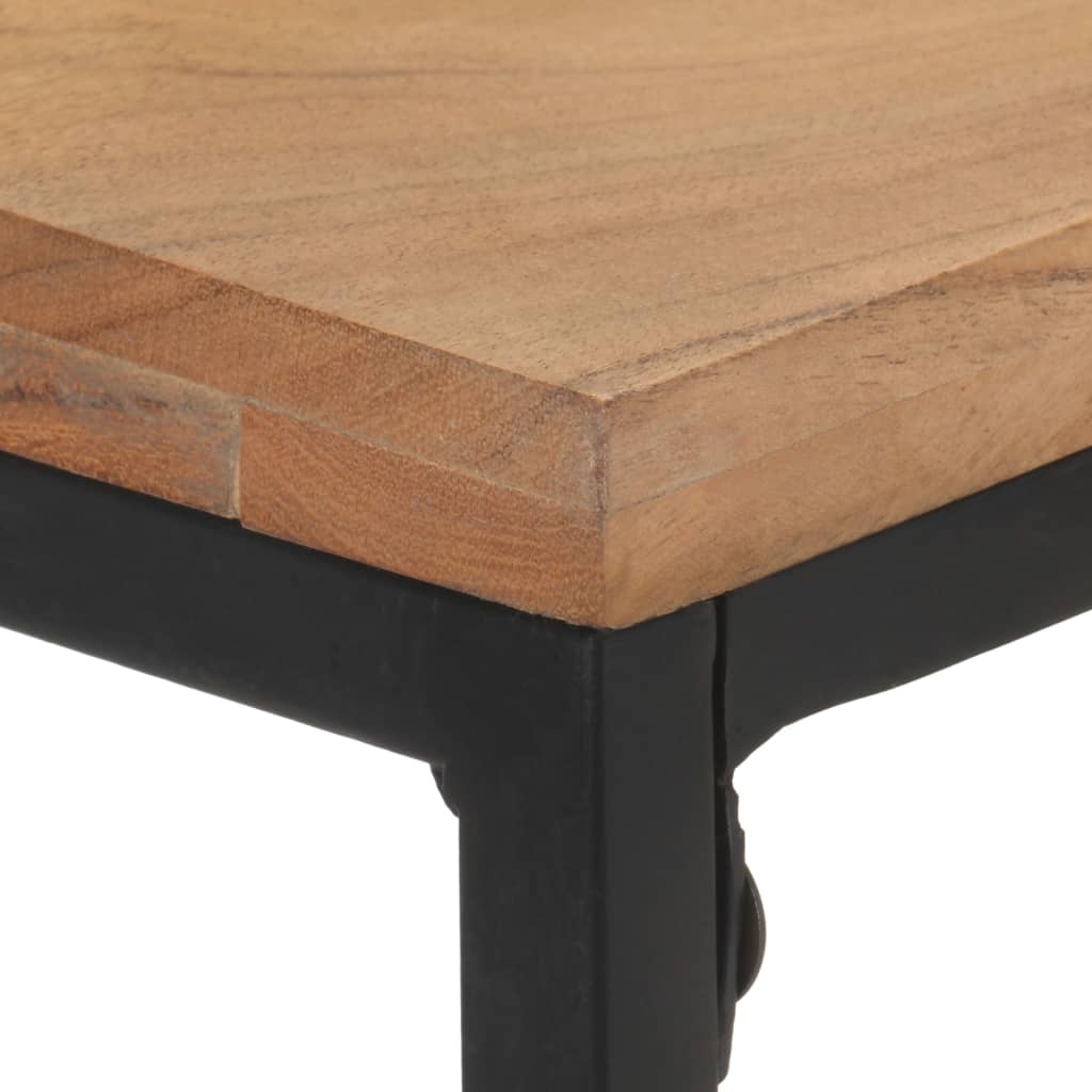vidaXL Konsolentisch 110x35x75 cm Akazie Massivholz