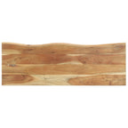 vidaXL Garderobe mit Naturkante 100x34x38 cm Massivholz Akazie