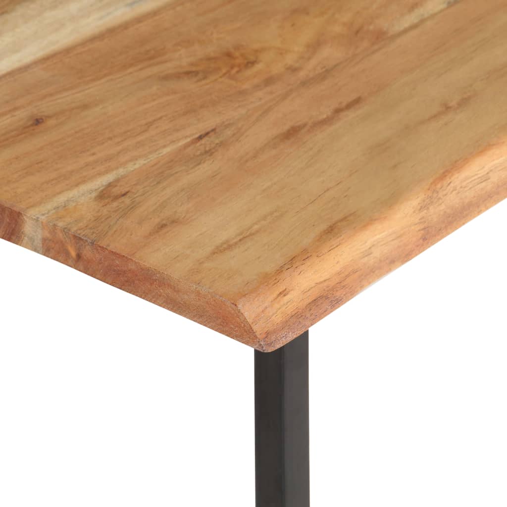 vidaXL Garderobe mit Naturkante 100x34x38 cm Massivholz Akazie