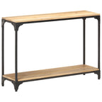 vidaXL Konsolentisch 110x30x75 cm Massivholz Mango