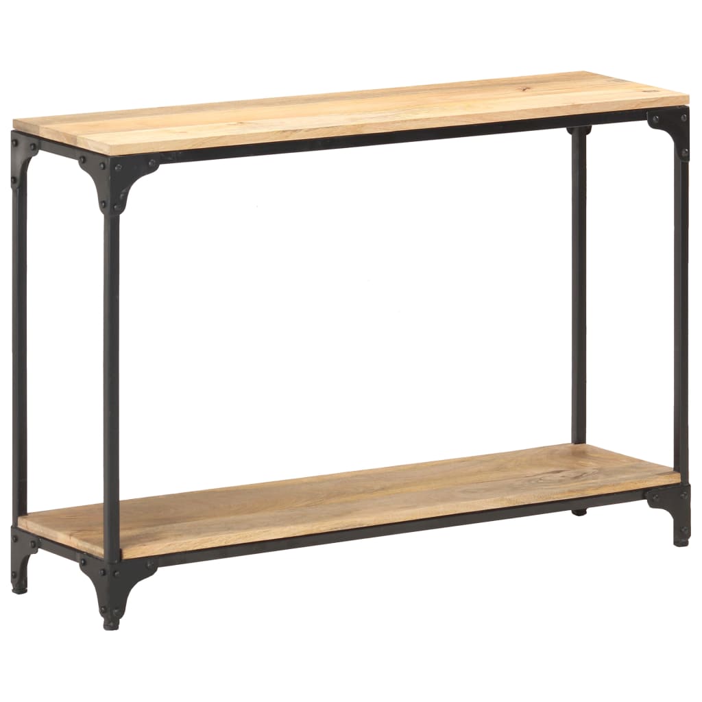 vidaXL Konsolentisch 110x30x75 cm Massivholz Mango