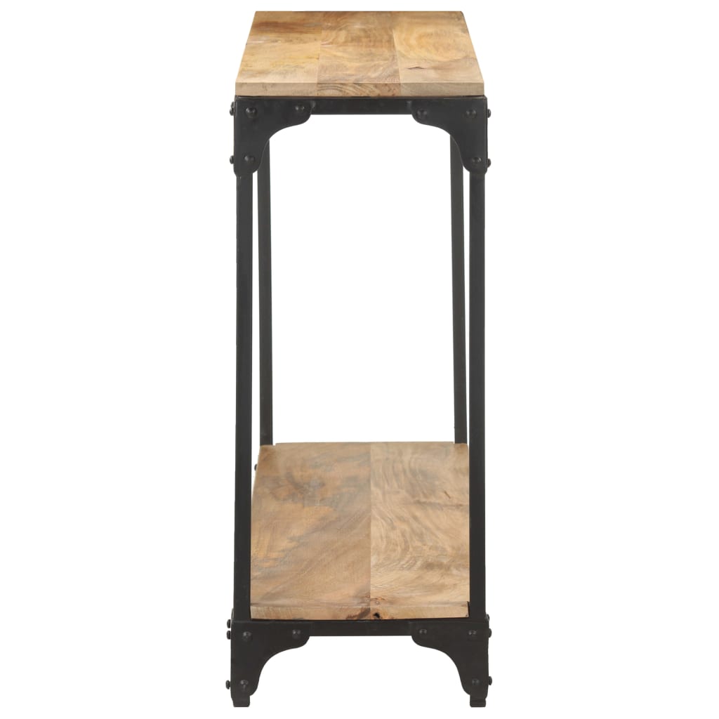 vidaXL Konsolentisch 110x30x75 cm Massivholz Mango