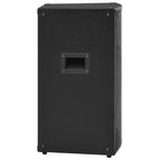 vidaXL Professioneller HiFi-/Bühnen-Lautsprecher Passiv 1000 W Schwarz
