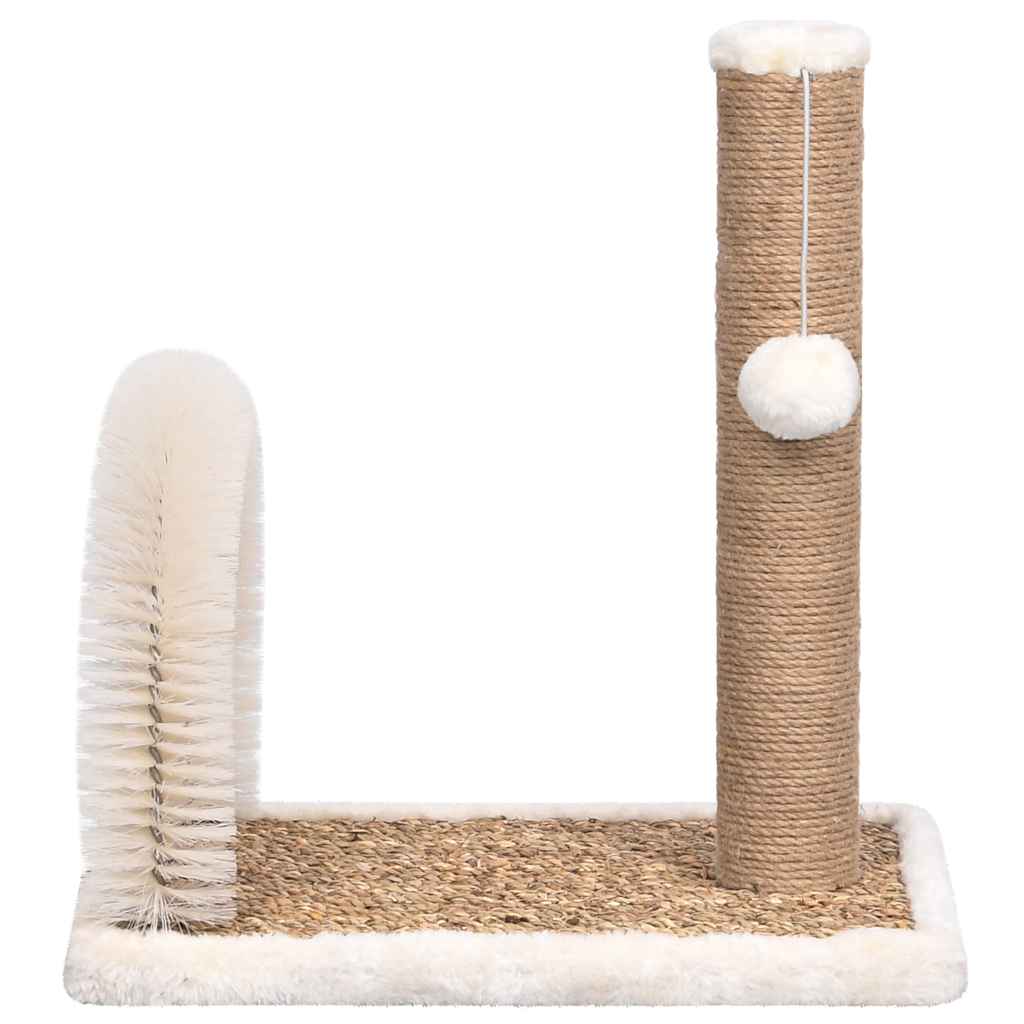vidaXL Katzenbaum mit Fellpflegebogen und Kratzsäule