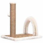 vidaXL Katzenbaum mit Fellpflegebogen und Kratzsäule