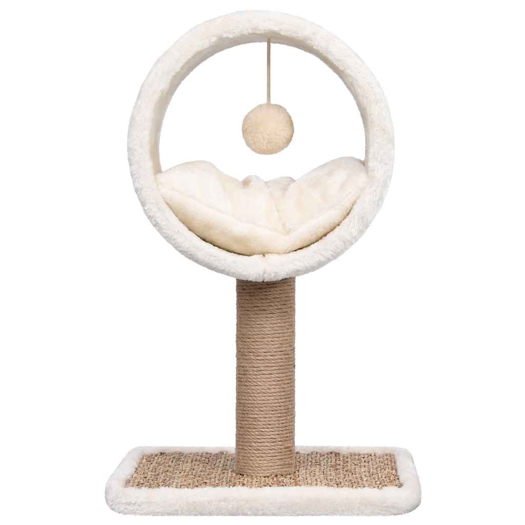 vidaXL Katzen-Kratzbaum mit Tunnel und Spielzeug 56 cm Seegras