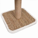 vidaXL Katzen-Kratzbaum mit Tunnel und Spielzeug 56 cm Seegras